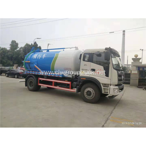 Foton 10m3 Vacuum Sewage Suction Truck